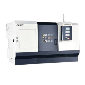 CK50T Высококачественный токарный станок с наклонной станиной с ЧПУ